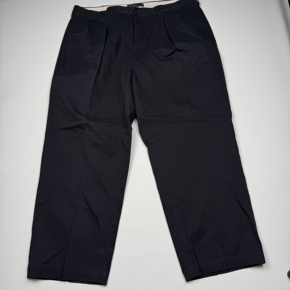 Polo Ralph Lauren Pants Mens 42x30 Blue Andrew Pleated Chino Classic Fit Office